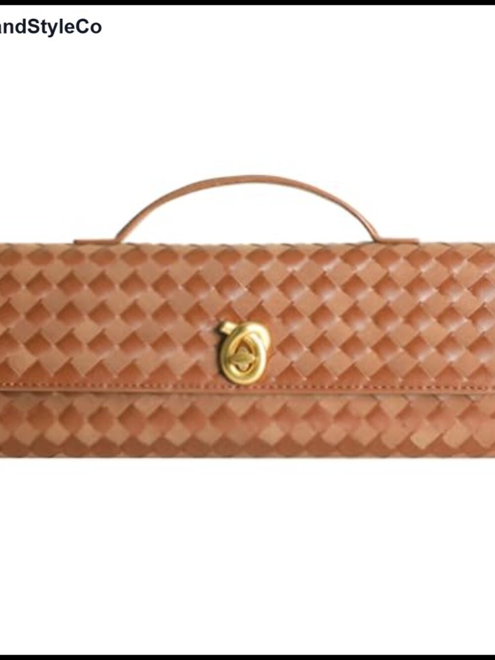 PU Leather Suede Woven Clutch Evening Bag Crossbody Shoulder Handbag